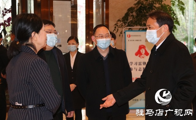 贾迎战到驻马店市开发区调研督导创文工作